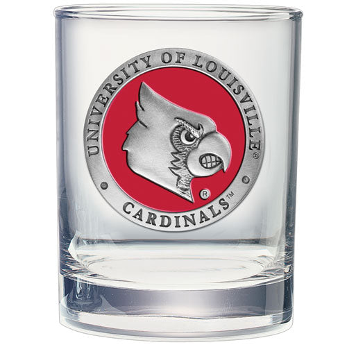 University of Louisville Double Old Fashioned Glass