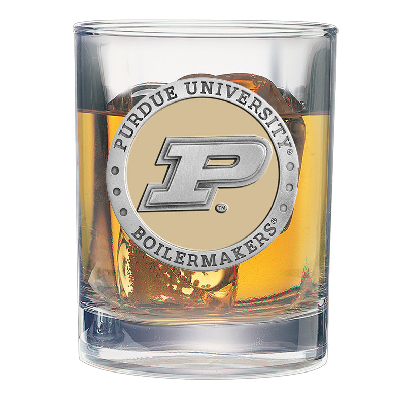 Purdue University Double Old Fashioned Glass