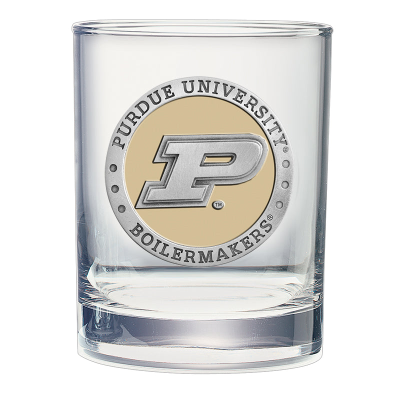 Purdue University Double Old Fashioned Glass
