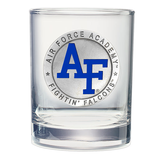 US Air Force Academy Double Old Fashioned Glass