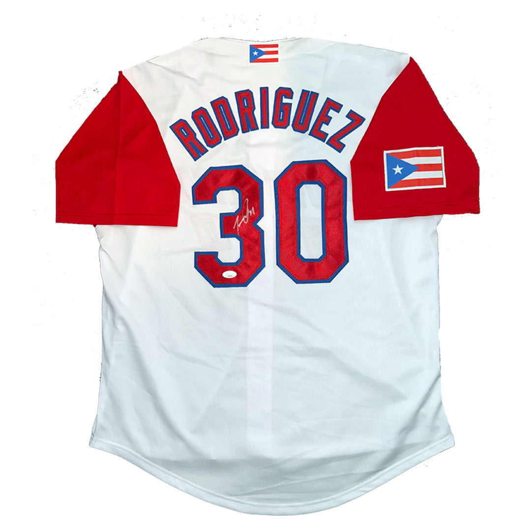 Derrick Rodriguez Autographed Custom Puerto Rico WBC Jersey JSA COA