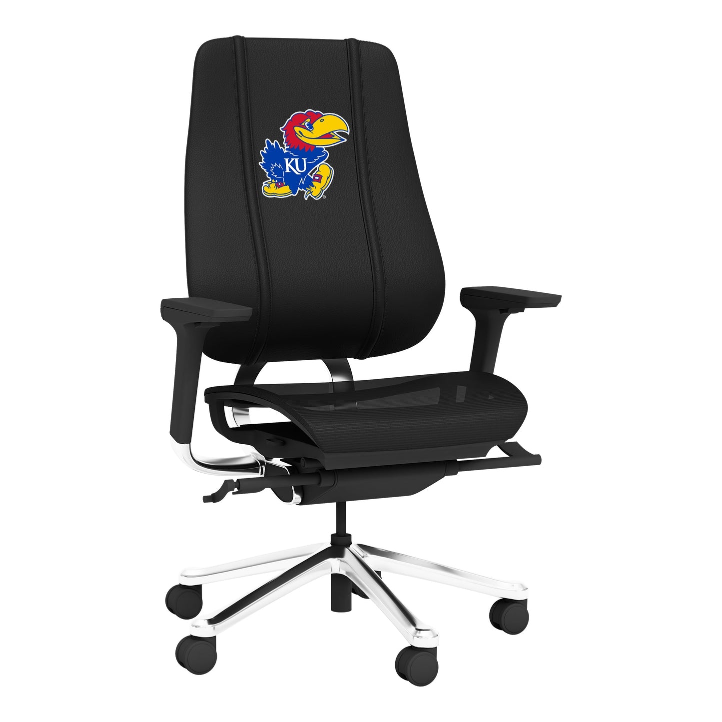 PhantomX Gaming Chair with Kansas Jayhawks Logo