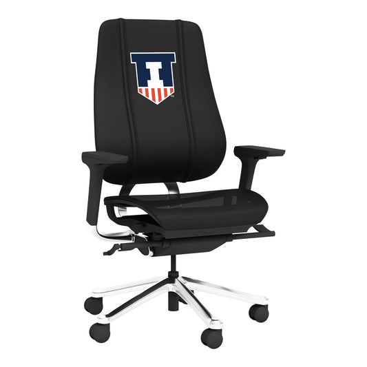 PhantomX Gaming Chair with Illinois Fighting Illini Logo