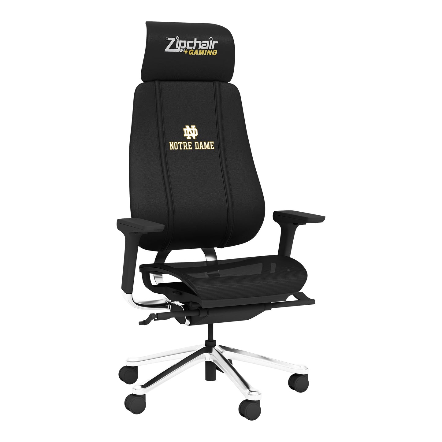 PhantomX Mesh Gaming Chair with Notre Dame Alternate Logo