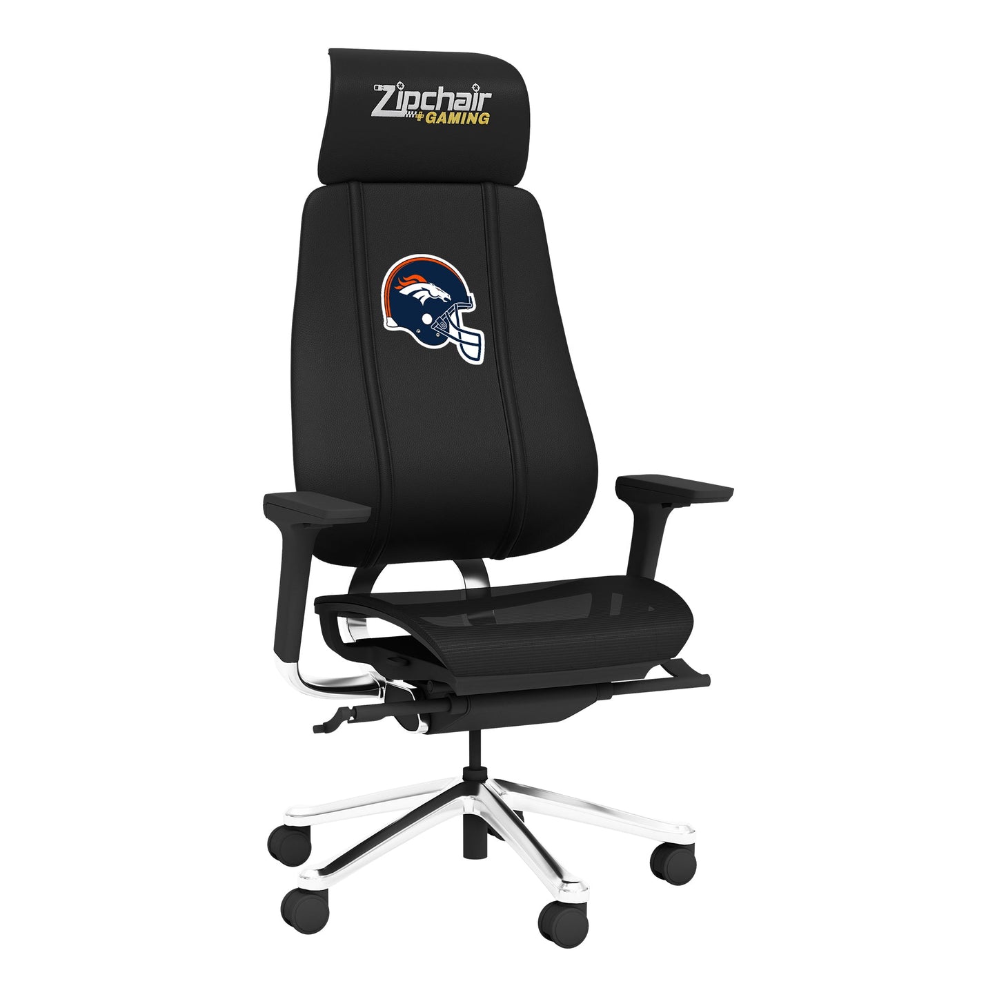 PhantomX Mesh Gaming Chair with  Denver Broncos Helmet Logo