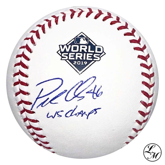 Patrick Corbin Autographed 2019 World Series Baseball Washington Nationals