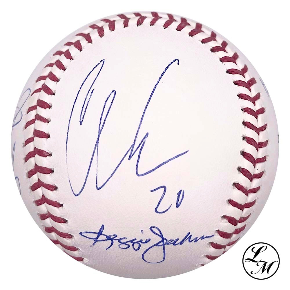 Houston Astros Team Signed 2022 World Series Baseball JSA LOA