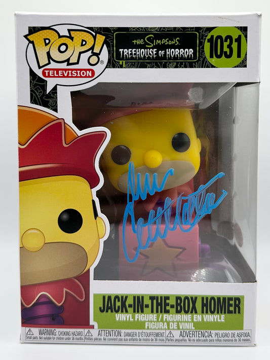 Dan Castellaneta Autographed Jack In The Box Homer Funko Pop #1031 JSA COA