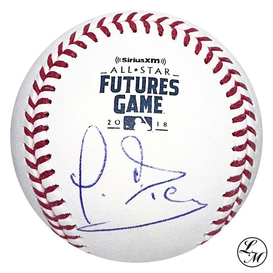 Yusniel Diaz Orioles Autographed Official 2018 Futures Game Baseball