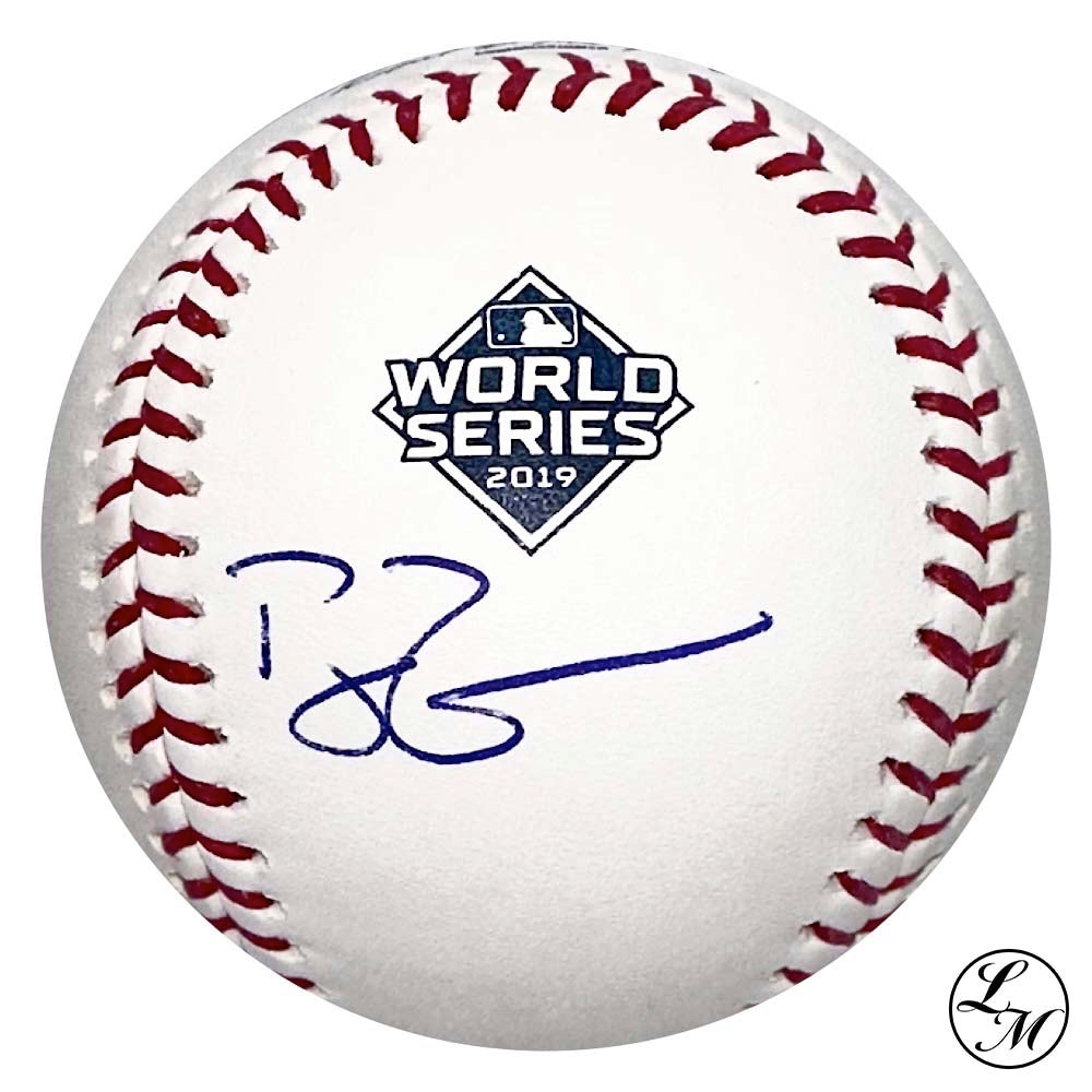 Ryan Zimmerman Autographed 2019 World Series Baseball Washington Nationals JSA COA