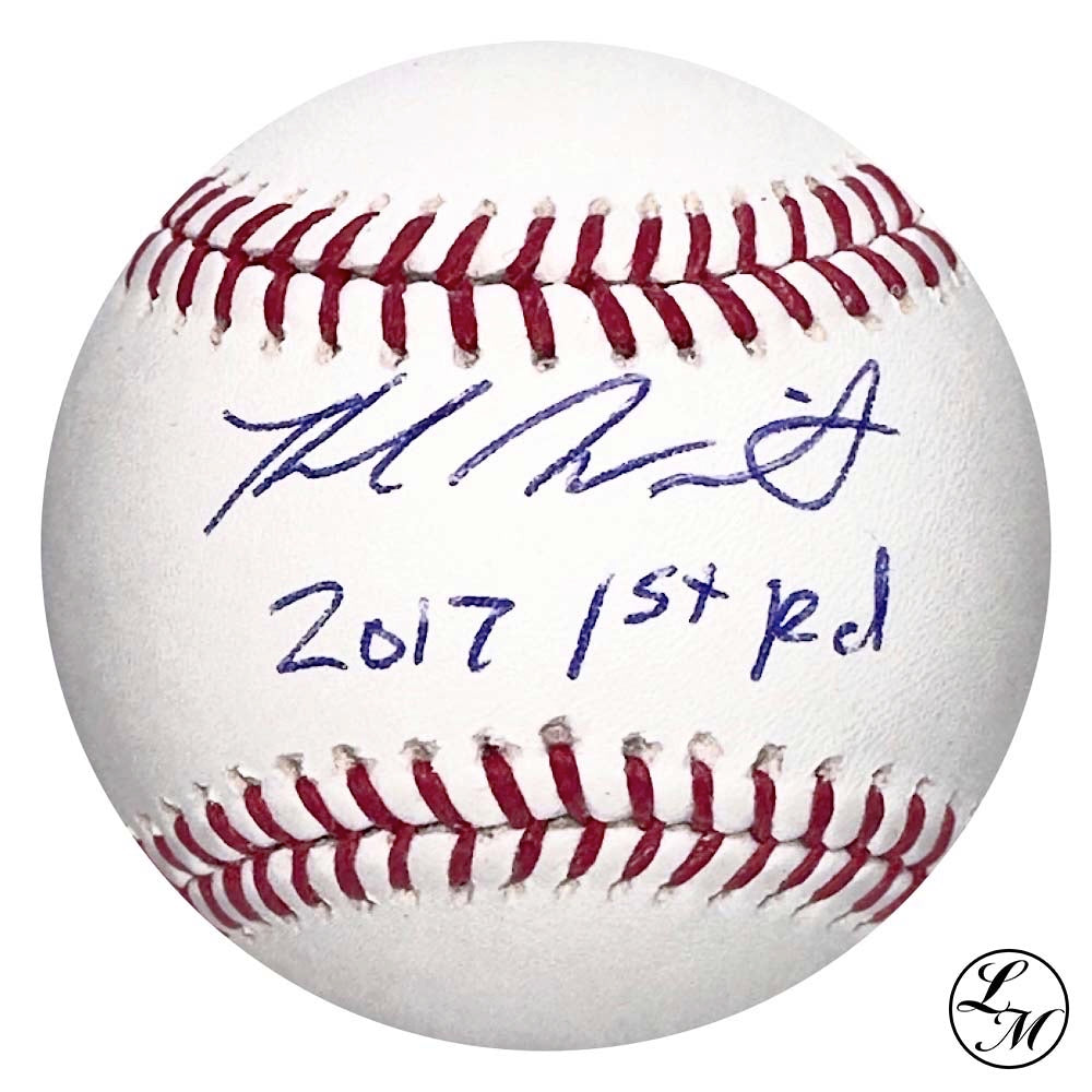 Kyle Wright Autographed ROMLB Baseball Atlanta Braves