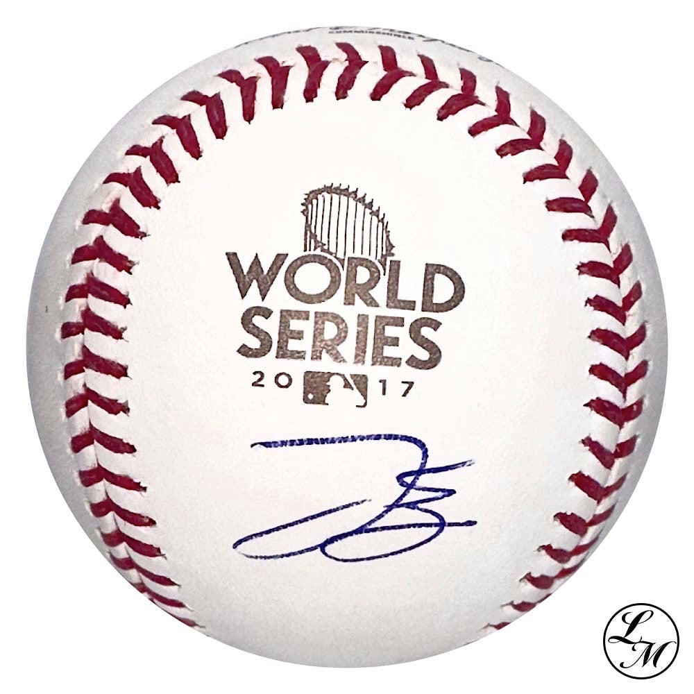 George Springer Autographed 2017 World Series MLB Baseball