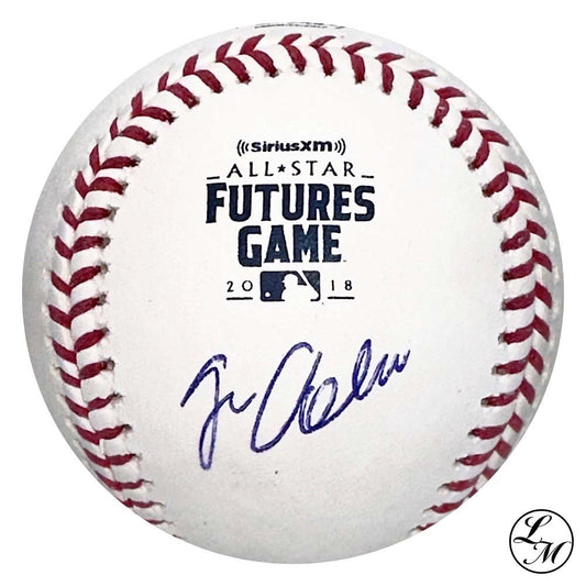 Jo Adell Angels Autographed 2018 Futures Game Baseball JSA COA