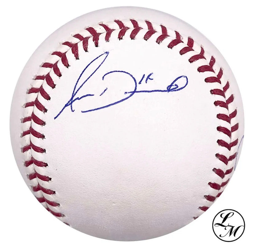 Travis d’Arnaud & Adam Duvall Autographed 2021 World Series Baseball JSA