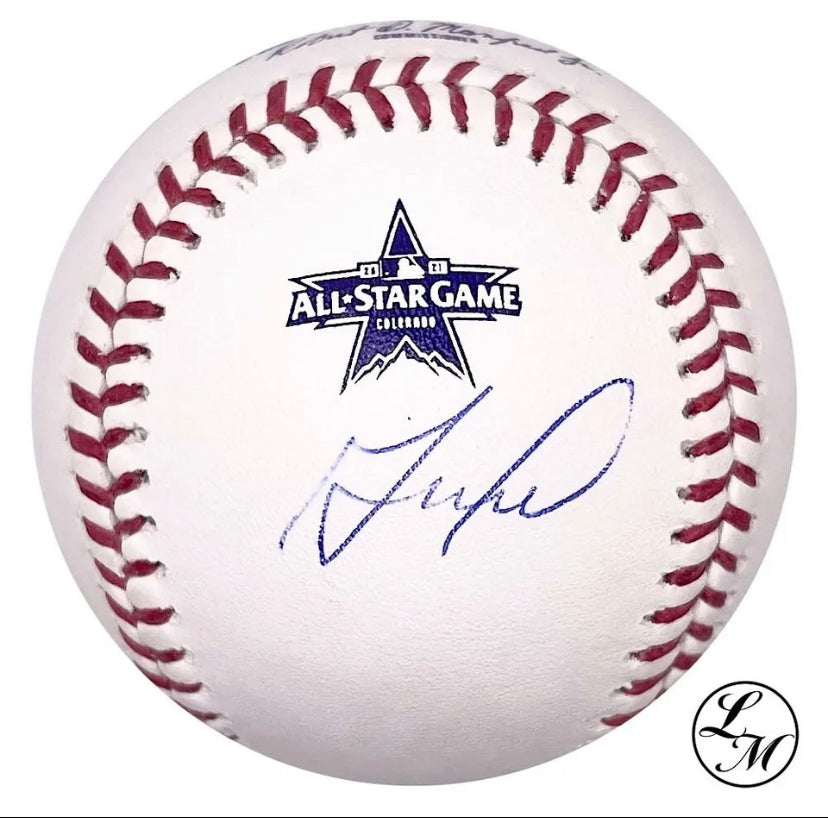 Jose Altuve Astros Autographed 2021 All Star Game Baseball JSA COA