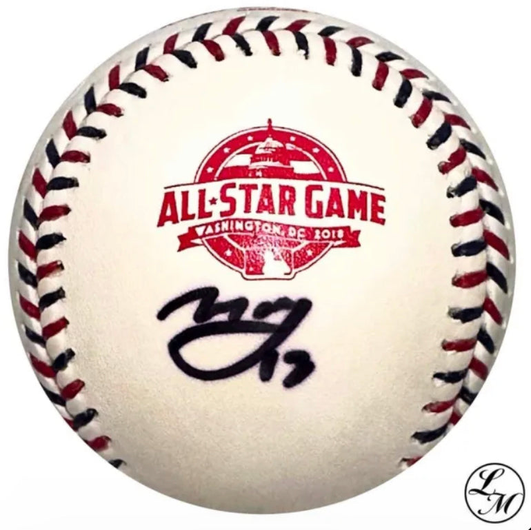 Manny Machado Padres Autographed 2018 All Star Game Baseball JSA COA