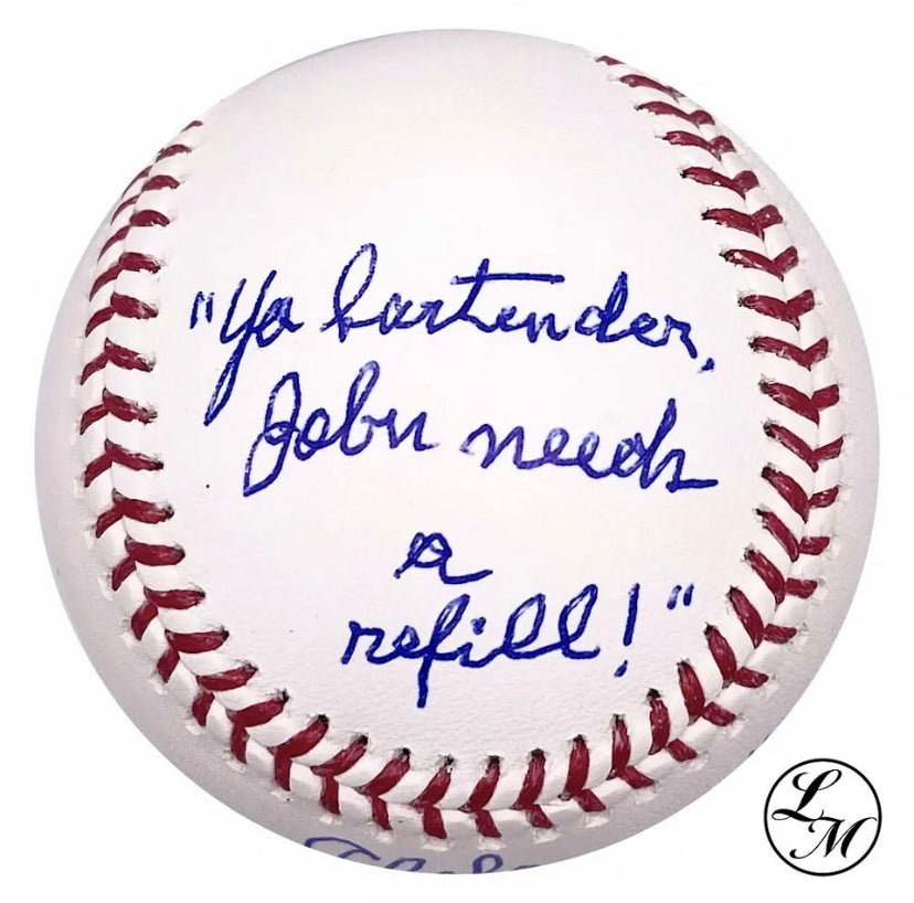 Chelcie Ross Autographed Official Major League Baseball JSA COA Eddie Harris