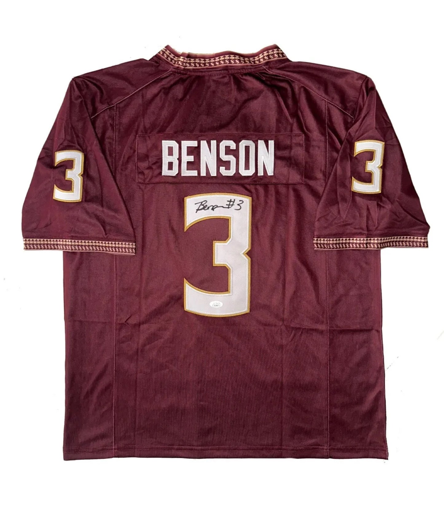 Trey Benson Autographed Florida State Seminoles Jersey JSA COA