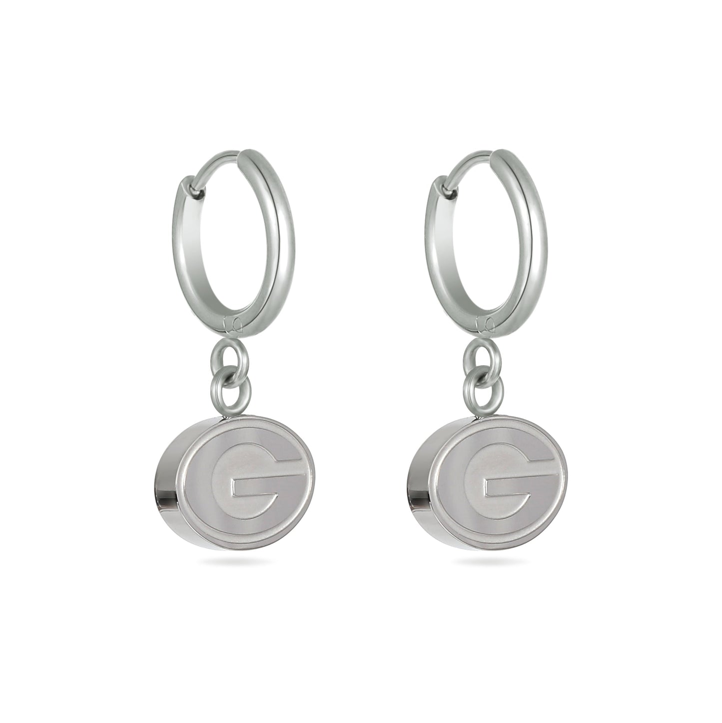 Georgia Huggie Hoops Stainless Steel