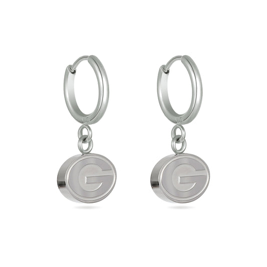 Georgia Huggie Hoops Stainless Steel