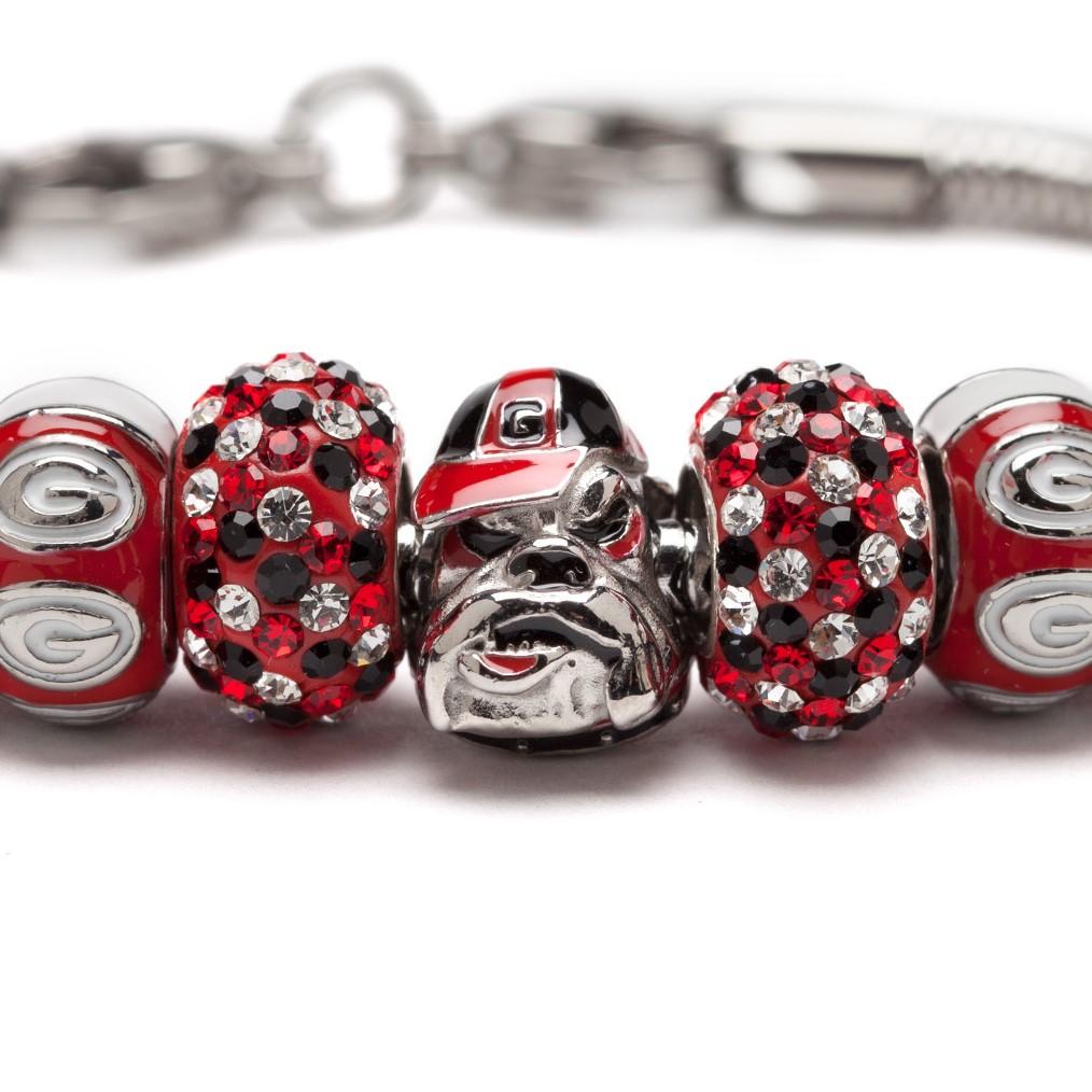 Georgia Bead Charm - Bulldog Mascot