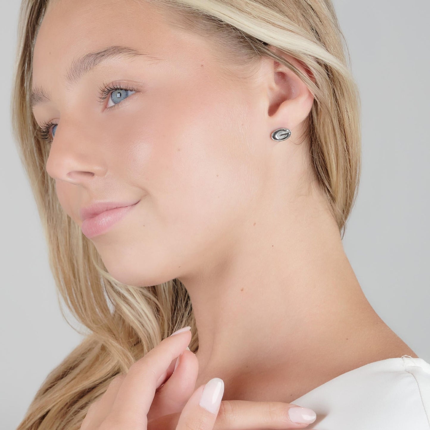 Georgia Metal G Logo Studs