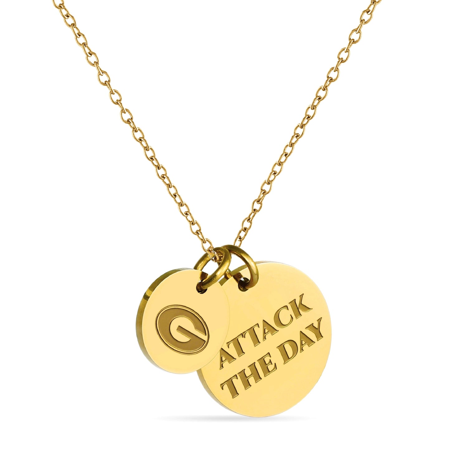 University of Georgia 18K Gold Coated Charm Necklace