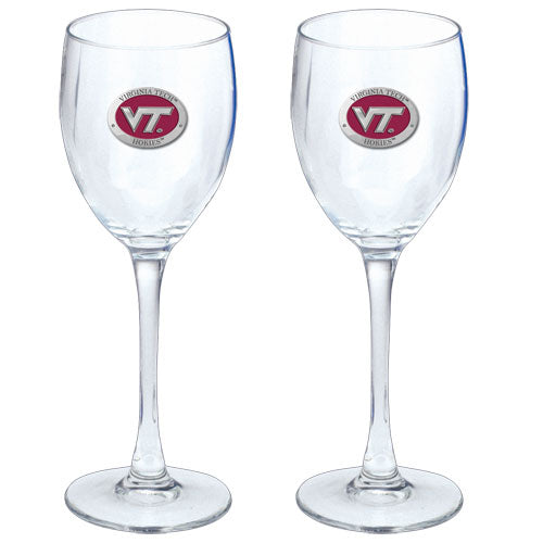 Virginia Tech University VT Logo Goblets (Set Of 2)