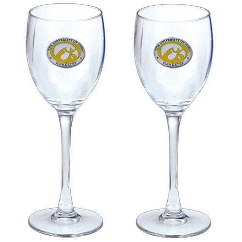 The University of Iowa Goblets (Set of 2)