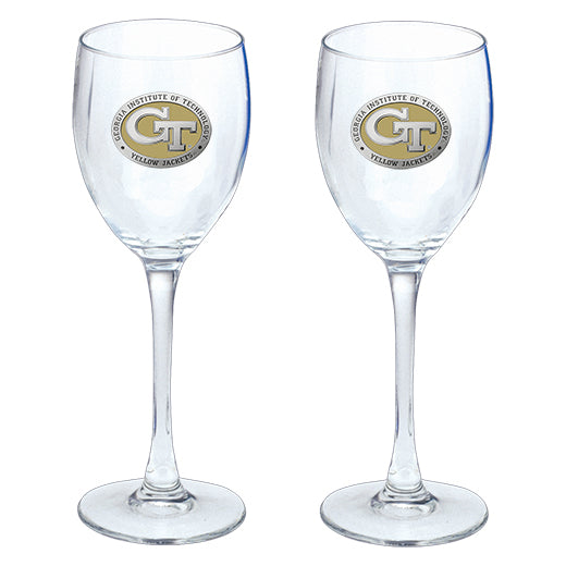 Georgia Tech GT Logo Goblets (Set Of 2)
