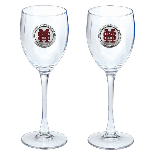 Mississippi State Baseball Logo Goblet (Set of 2)