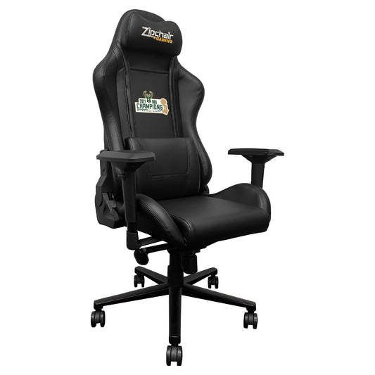 Xpression Pro Gaming Chair with Milwaukee Bucks 2021 Champions Logo