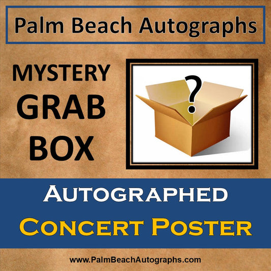 MYSTERY GRAB BOX - Autographed Concert Poster