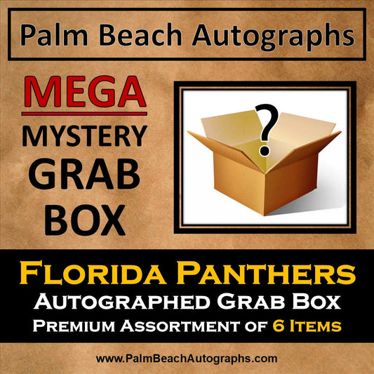 MYSTERY MEGA GRAB BOX - Autographed Florida Panthers Premium Assortment of 6 items