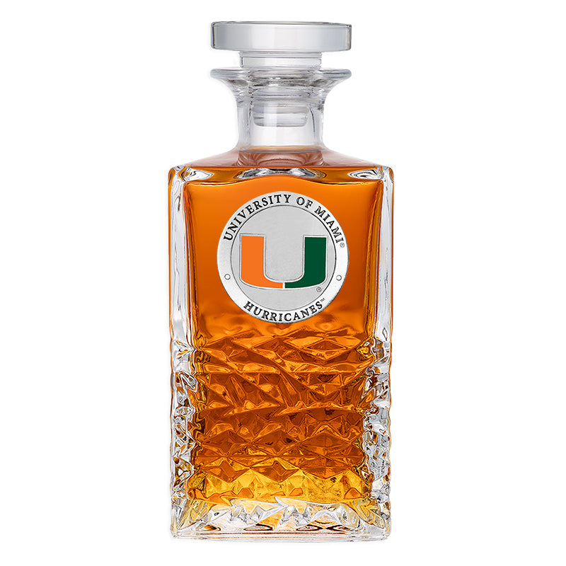 University of Miami Heritage Decanter