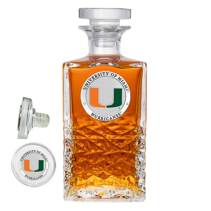 University of Miami Heritage Decanter