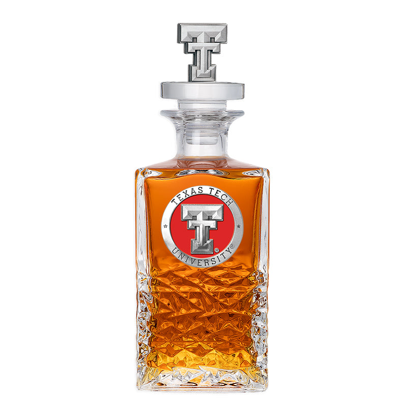Texas Tech University Heritage Decanter with 3D Top