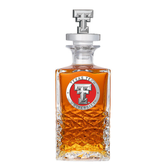 Texas Tech University Heritage Decanter with 3D Top