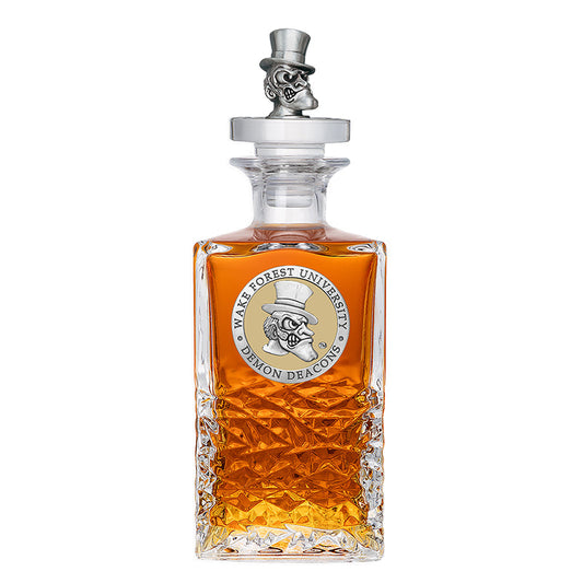 Wake Forest University Heritage Decanter with 3D Top