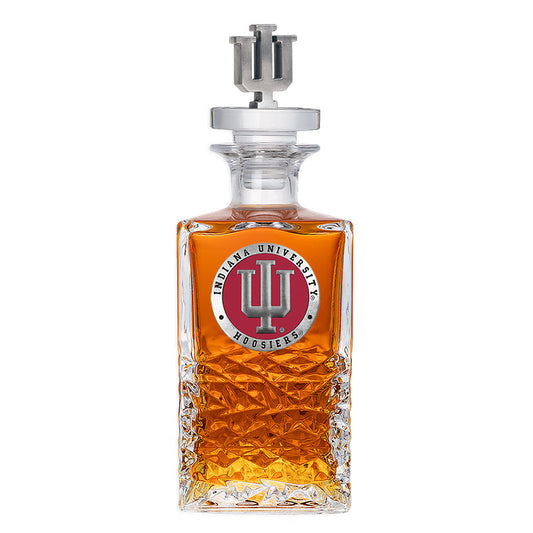 Indiana University Heritage Decanter with 3D Top
