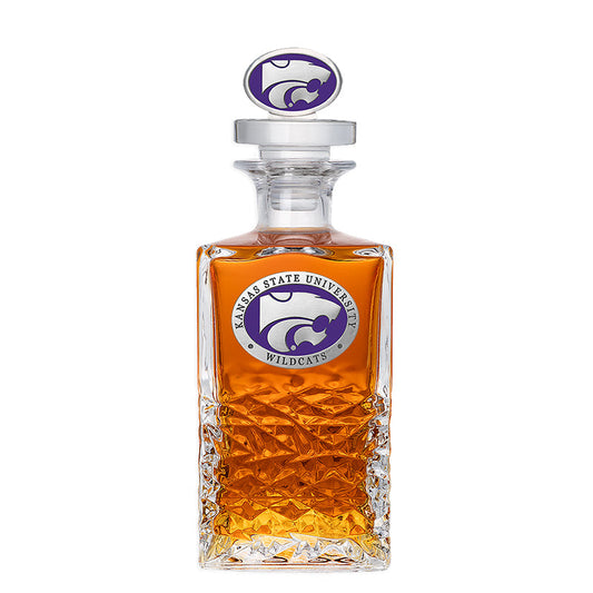 Kansas State University Heritage Decanter with 3D Top