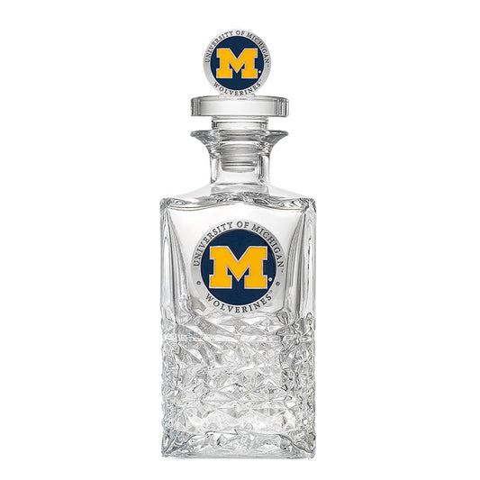 University of Michigan Heritage Decanter with 3D Top