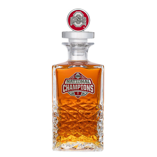 2024-25 Ohio State Football Championship Heritage Decanter with 3D Top