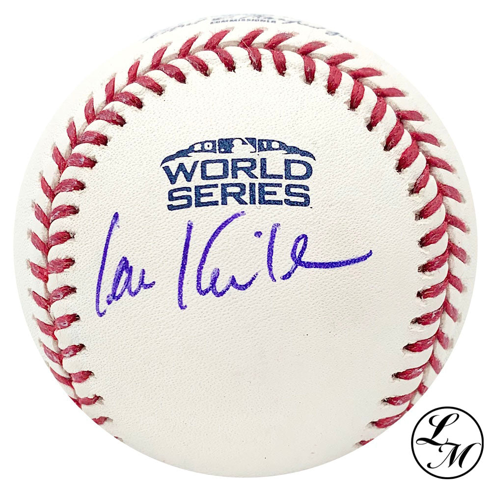 Ian Kinsler Autographed 2018 World Series Baseball Boston Red Sox COA