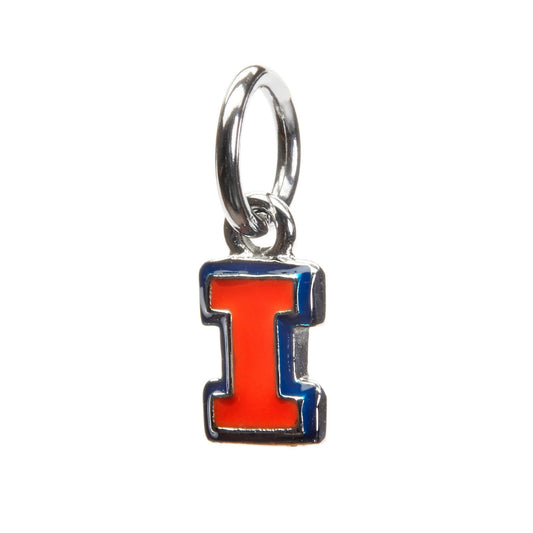Illinois Charm Pendant - Orange Block I