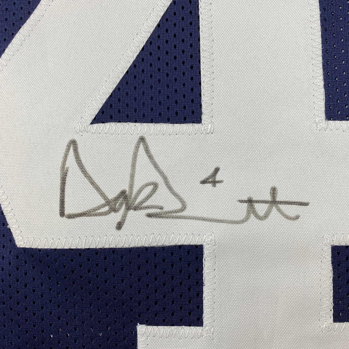 Framed Autographed/Signed Dak Prescott 35x39 Dallas Thanksgiving Day Football Jersey JSA COA