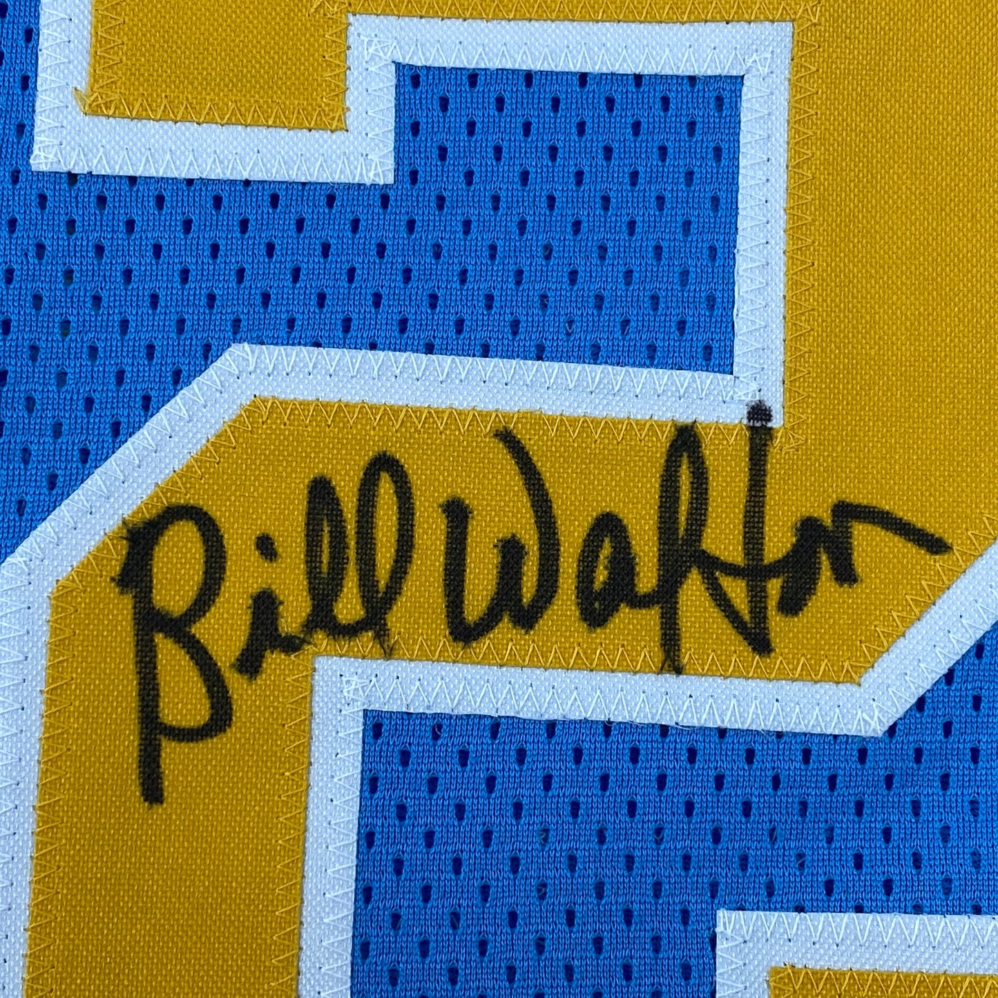 Autographed/Signed Bill Walton UCLA Blue College Basketball Jersey JSA COA