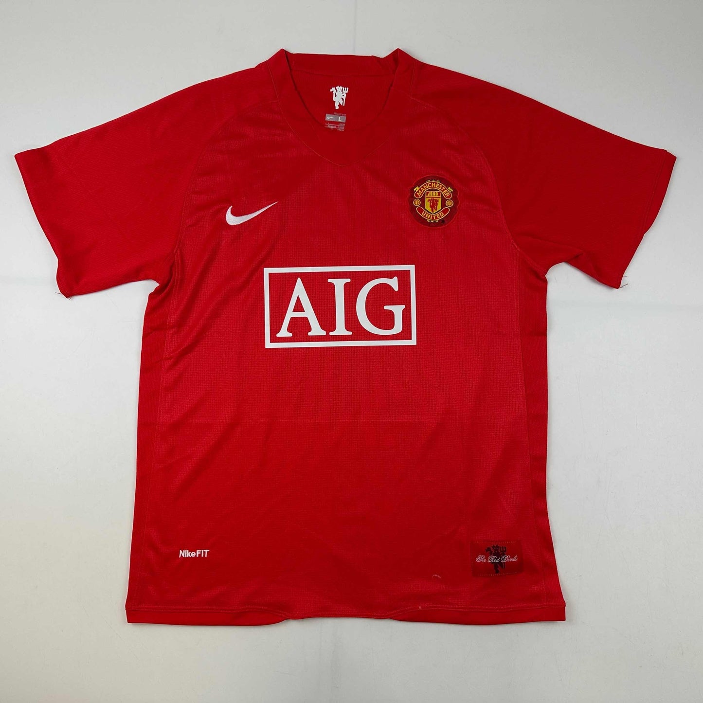 Autographed/Signed Wayne Rooney Manchester United Red 2008 Soccer Jersey Beckett BAS COA