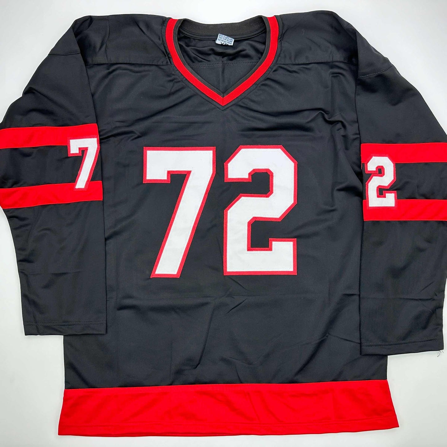 Autographed/Signed Thomas Chabot Ottawa Black Hockey Jersey JSA COA