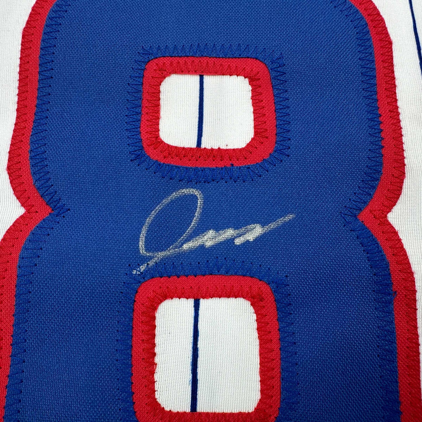 Autographed/Signed Shota Imanaga Chicago Pinstripe Baseball Jersey Beckett BAS COA